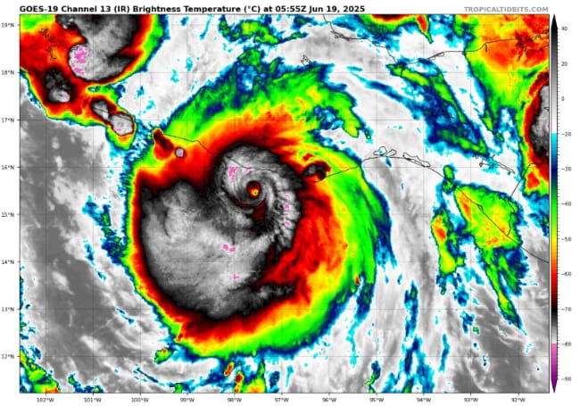Major hurricane Erick puts Mexico parametric Pacific coast IBRD cat bond on-watch
